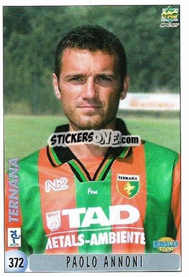 Sticker P. Annoni / G. Grava - Calcio 1999-2000 n. 372 - Mundicromo