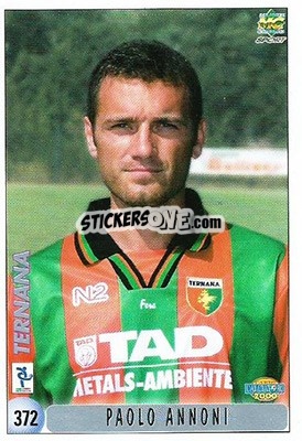 Figurina P. Annoni / G. Grava - Calcio 1999-2000 - Mundicromo