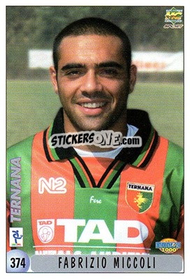 Figurina D. Baccin / F. Miccoli - Calcio 1999-2000 - Mundicromo