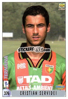 Sticker L. Cavallo / C. Servidei - Calcio 1999-2000 n. 376 - Mundicromo