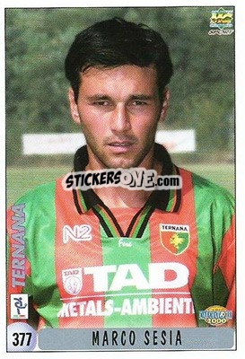 Sticker D. Cardone / M. Sesia - Calcio 1999-2000 n. 377 - Mundicromo