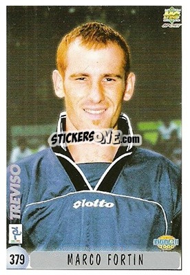 Sticker M. Fortin / D. Longhi - Calcio 1999-2000 n. 379 - Mundicromo