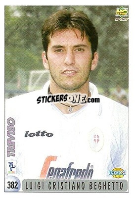 Sticker L. Beghetto / R. Rimondini - Calcio 1999-2000 n. 382 - Mundicromo