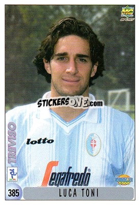 Sticker M. Centurioni / L. Toni - Calcio 1999-2000 n. 385 - Mundicromo
