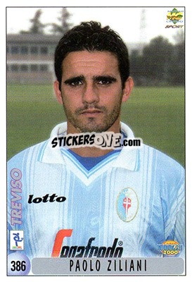 Sticker F. Crovari / P. Ziliani - Calcio 1999-2000 n. 386 - Mundicromo