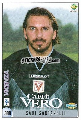 Sticker S. Santarelli / G. Di Cara - Calcio 1999-2000 n. 388 - Mundicromo