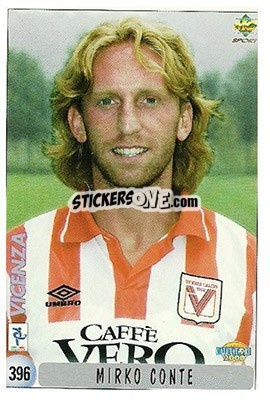 Sticker M. Conte / CheckList - Calcio 1999-2000 - Mundicromo