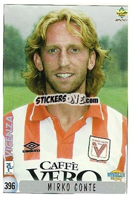 Sticker M. Conte / CheckList - Calcio 1999-2000 n. 396 - Mundicromo