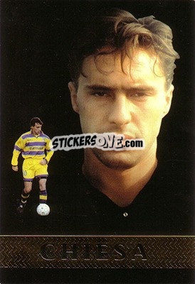 Sticker E. Chiesa - Calcio 1999-2000 - Mundicromo