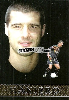 Sticker F. Maniero - Calcio 1999-2000 - Mundicromo