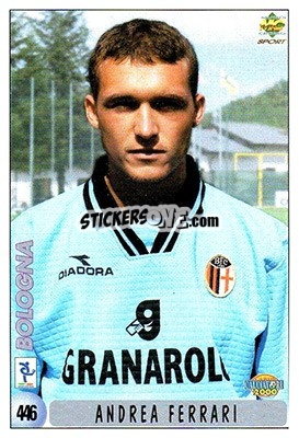 Sticker A. Ferrar / G. Mareggini - Calcio 1999-2000 n. 446 - Mundicromo