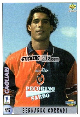 Sticker B. Corradi / E. Melis - Calcio 1999-2000 n. 447 - Mundicromo