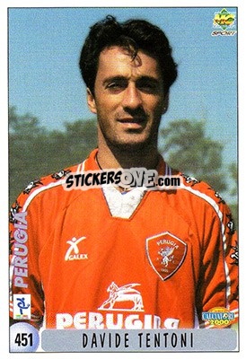 Sticker S. Montanari / D. Tentoni - Calcio 1999-2000 n. 451 - Mundicromo