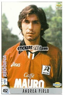 Sticker A. Pirlo / S. Warley - Calcio 1999-2000 n. 452 - Mundicromo