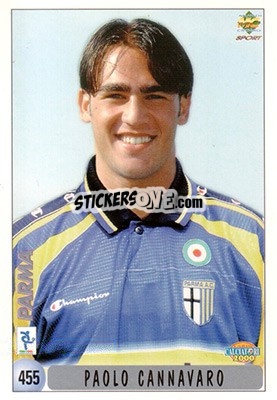 Sticker P. Cannavaro - Calcio 1999-2000 n. 455 - Mundicromo