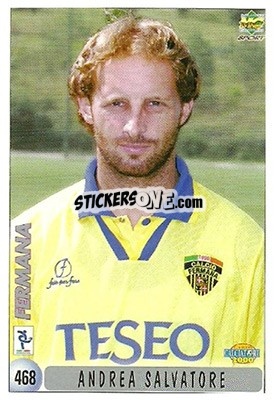 Sticker A. Salvatore / M. Scoponi - Calcio 1999-2000 - Mundicromo