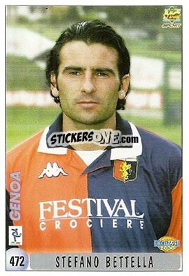 Sticker L. Tabiani / S. Bettella - Calcio 1999-2000 n. 472 - Mundicromo