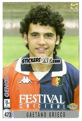 Sticker V. D'insanto / G. Grieco - Calcio 1999-2000 n. 473 - Mundicromo