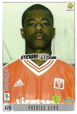 Sticker P. Cozzi / P. Evra - Calcio 1999-2000 n. 474 - Mundicromo