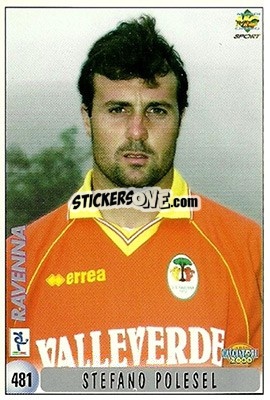 Figurina F. Buscaroli / S. Polesel - Calcio 1999-2000 - Mundicromo