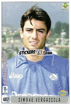 Figurina A. Cate / S. Vergassola - Calcio 1999-2000 - Mundicromo