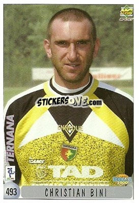 Sticker A. Turato / C. Bini - Calcio 1999-2000 n. 493 - Mundicromo