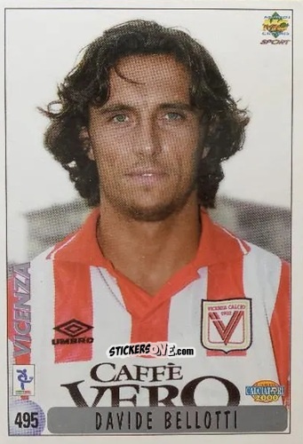 Figurina D. Bellotti / M. A. Cunha - Calciatori 1999-2000 n. 495 - Mundicromo