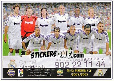 Sticker Plantilla - Las Fichas De La Liga 2007-2008 - Mundicromo