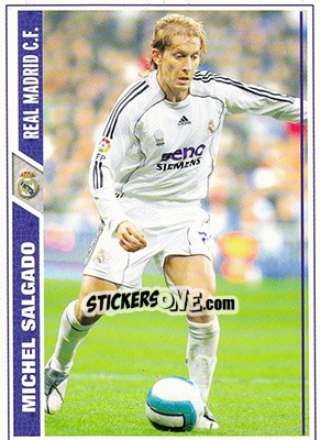 Sticker Michel Salgado - Las Fichas De La Liga 2007-2008 - Mundicromo