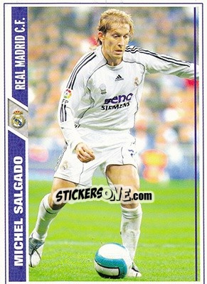 Sticker Michel Salgado - Las Fichas De La Liga 2007-2008 n. 7 - Mundicromo