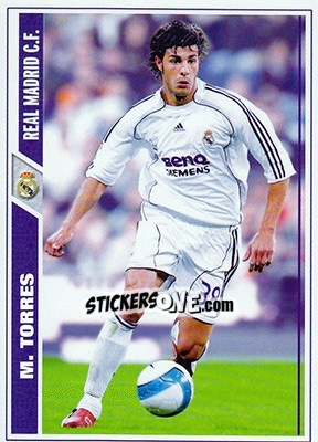 Cromo Miguel Torres - Las Fichas De La Liga 2007-2008 - Mundicromo