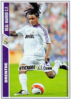 Sticker Drenthe - Las Fichas De La Liga 2007-2008 - Mundicromo