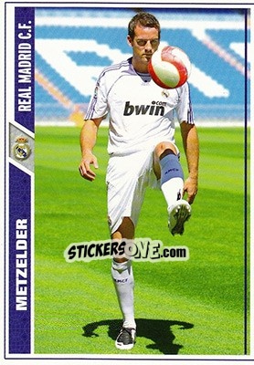 Sticker Metzelder - Las Fichas De La Liga 2007-2008 n. 12 - Mundicromo
