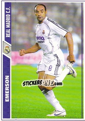 Cromo Emerson - Las Fichas De La Liga 2007-2008 - Mundicromo