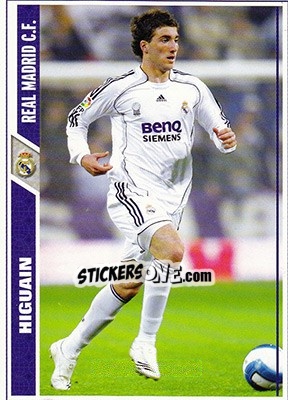 Sticker Higuain - Las Fichas De La Liga 2007-2008 n. 23 - Mundicromo