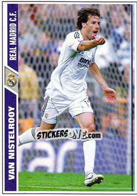 Sticker Van Nistelrooy - Las Fichas De La Liga 2007-2008 - Mundicromo