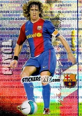 Sticker Puyol - Las Fichas De La Liga 2007-2008 n. 52sh - Mundicromo