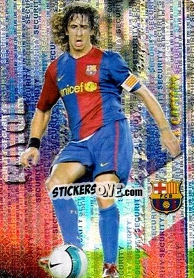 Sticker Puyol - Las Fichas De La Liga 2007-2008 n. 52sv - Mundicromo