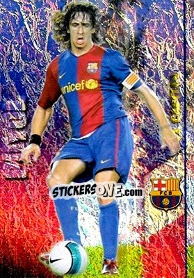 Sticker Puyol - Las Fichas De La Liga 2007-2008 n. 52v - Mundicromo