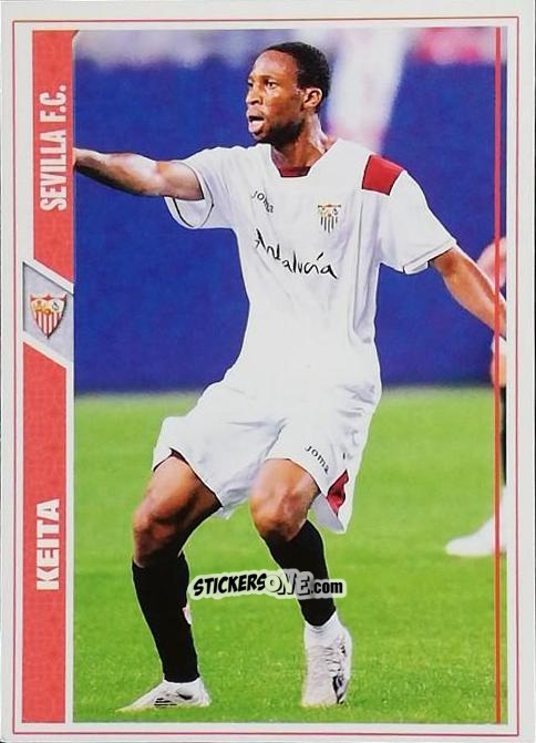 Figurina Seydou Keita - Las Fichas De La Liga 2007-2008 n. 64 - Mundicromo