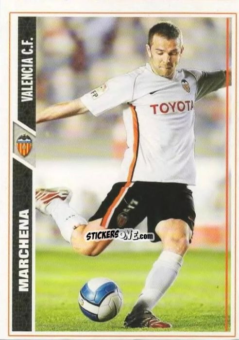 Sticker Marchena - Las Fichas De La Liga 2007-2008 n. 91 - Mundicromo