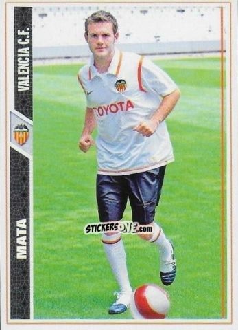 Sticker Mata - Las Fichas De La Liga 2007-2008 n. 96 - Mundicromo