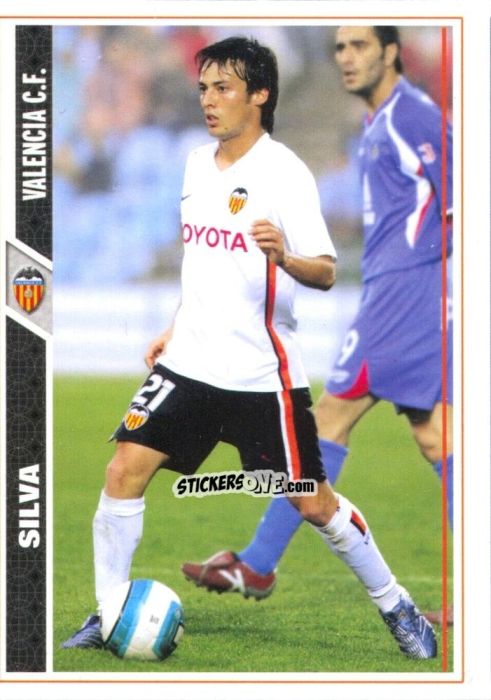 Cromo Silva - Las Fichas De La Liga 2007-2008 n. 101 - Mundicromo