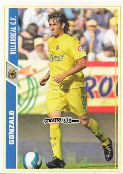 Sticker Gonzalo - Las Fichas De La Liga 2007-2008 n. 116 - Mundicromo
