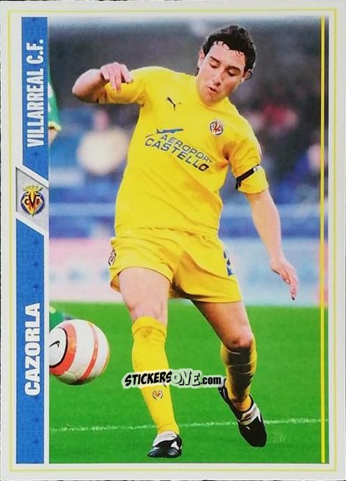 Sticker Cazorla - Las Fichas De La Liga 2007-2008 n. 123 - Mundicromo