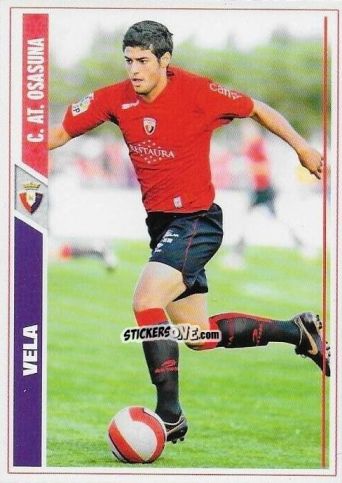Sticker Vela - Las Fichas De La Liga 2007-2008 n. 372 - Mundicromo