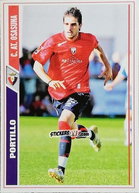 Sticker Portillo - Las Fichas De La Liga 2007-2008 n. 374 - Mundicromo