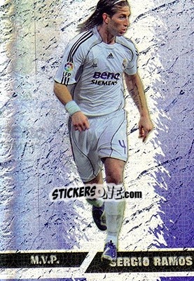 Sticker Sergio Ramos - Las Fichas De La Liga 2007-2008 - Mundicromo