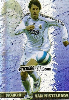 Sticker Van Nistelrooy - Las Fichas De La Liga 2007-2008 - Mundicromo
