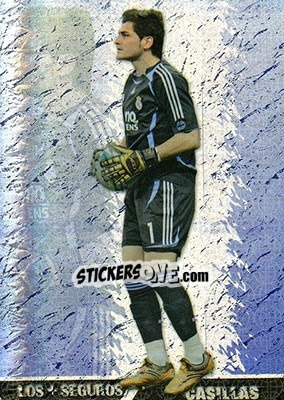 Sticker Casillas - Las Fichas De La Liga 2007-2008 n. 546v - Mundicromo